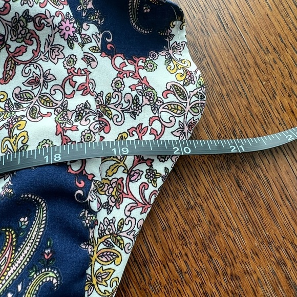 EUC MISA Los Angeles Carolina Floral Spring Flowy Cap Sleeve Maxi Wrap Dress SzM - Picture 14 of 15